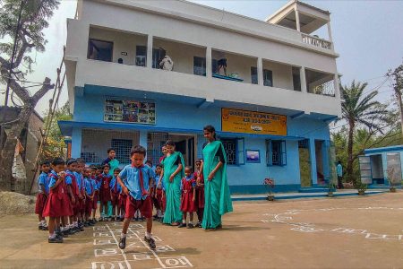 Alor Disha School with the upper extension almost complete